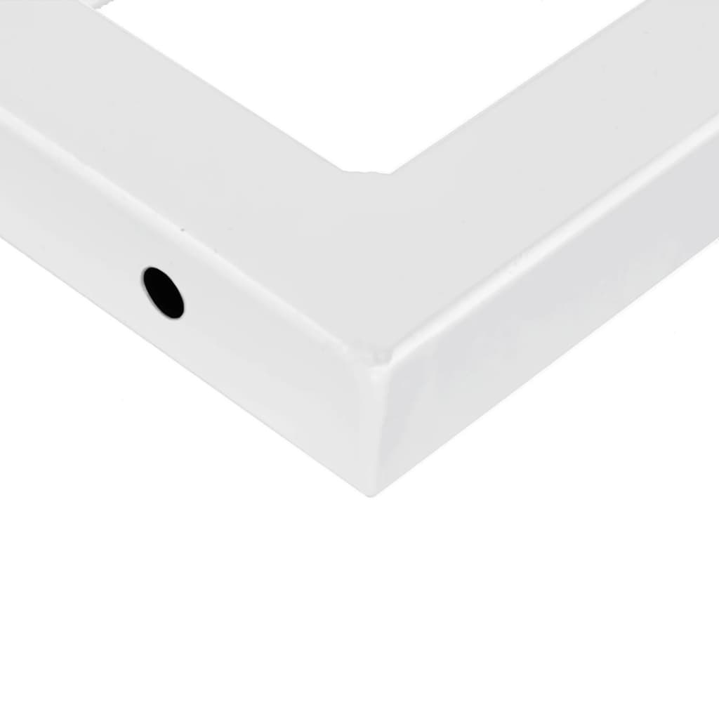 Waschbeckenregal Wandmontage Stahl Und Massivholz Buche