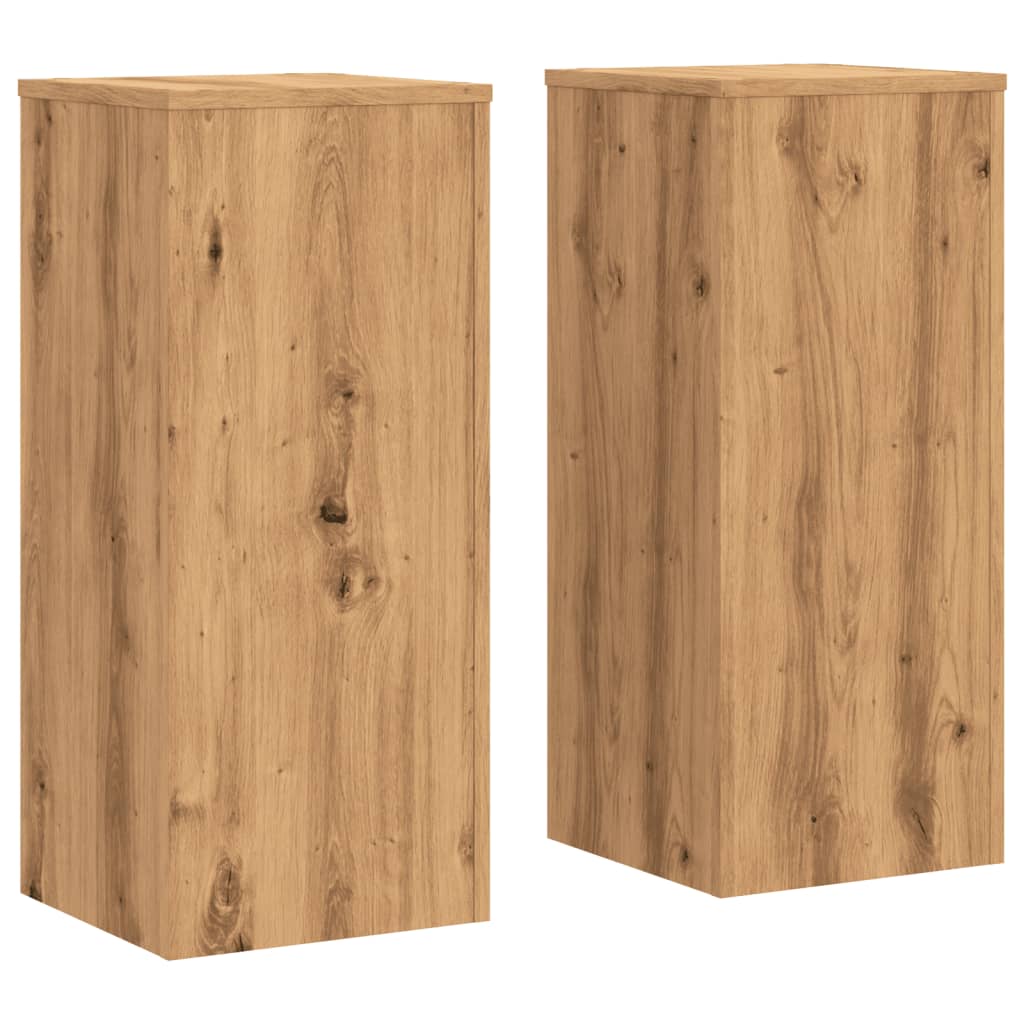 Pflanzenständer 2 Stk. Artisan- Holzwerkstoff Eiche