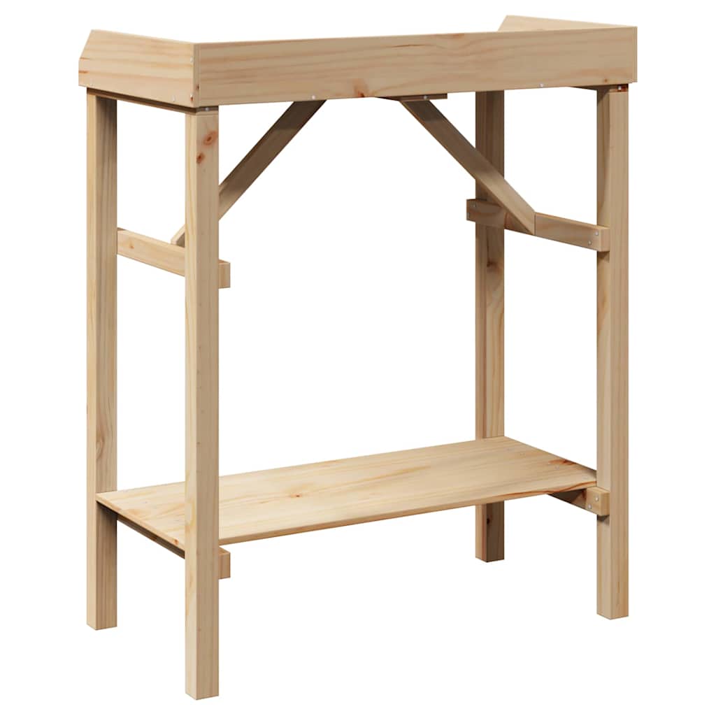 Pflanztisch 75 X 40 X 90 Cm Massives Kiefernholz
