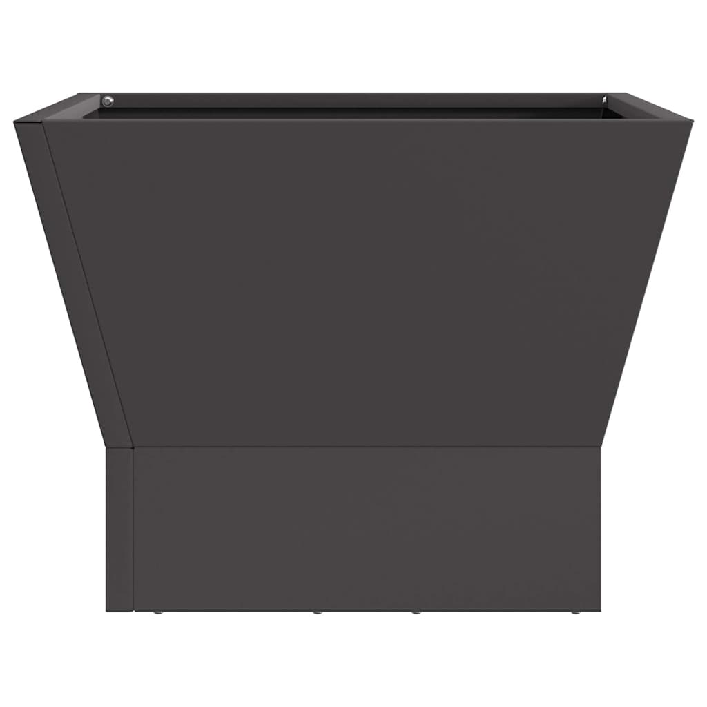 Feuerstelle Schwarz 40 X 40 X 35 Cm Stahl