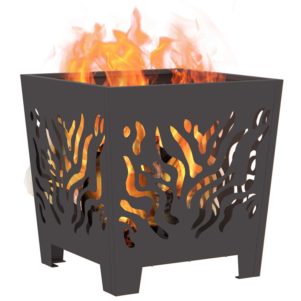 Feuerstelle Schwarz Stahl