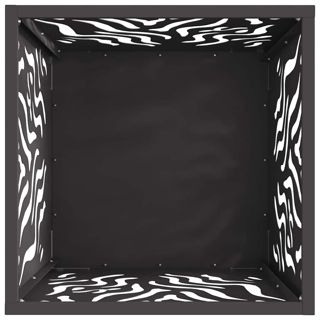Feuerstelle Schwarz Stahl