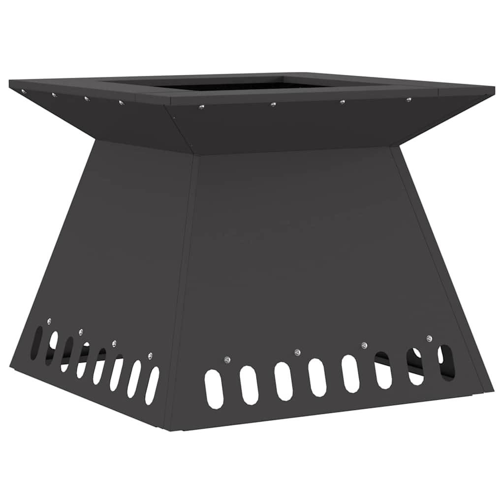Feuerstelle Schwarz Stahl