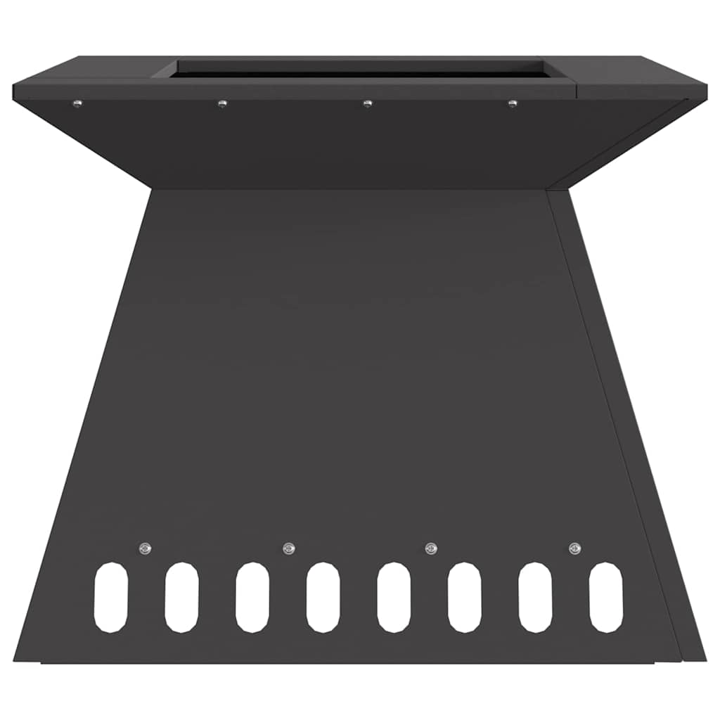 Feuerstelle Schwarz Stahl