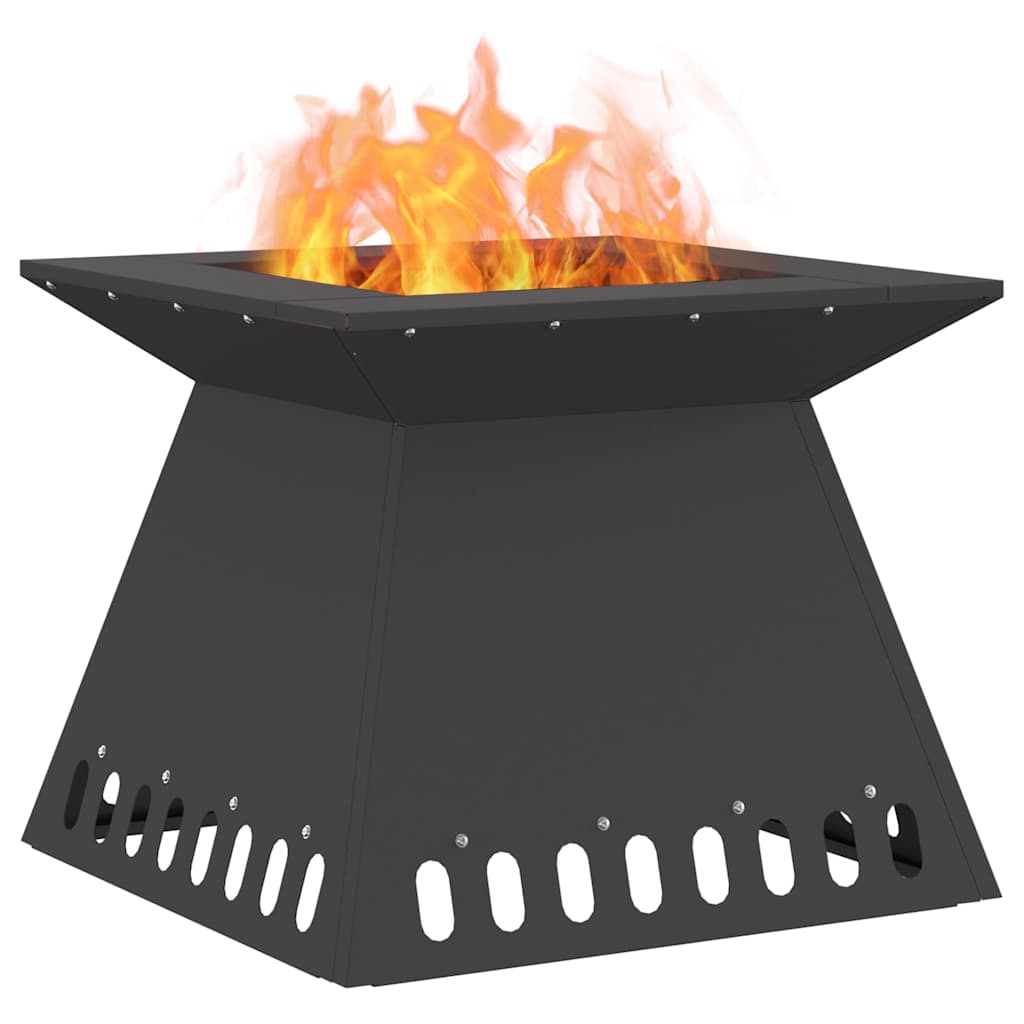 Feuerstelle Schwarz Stahl