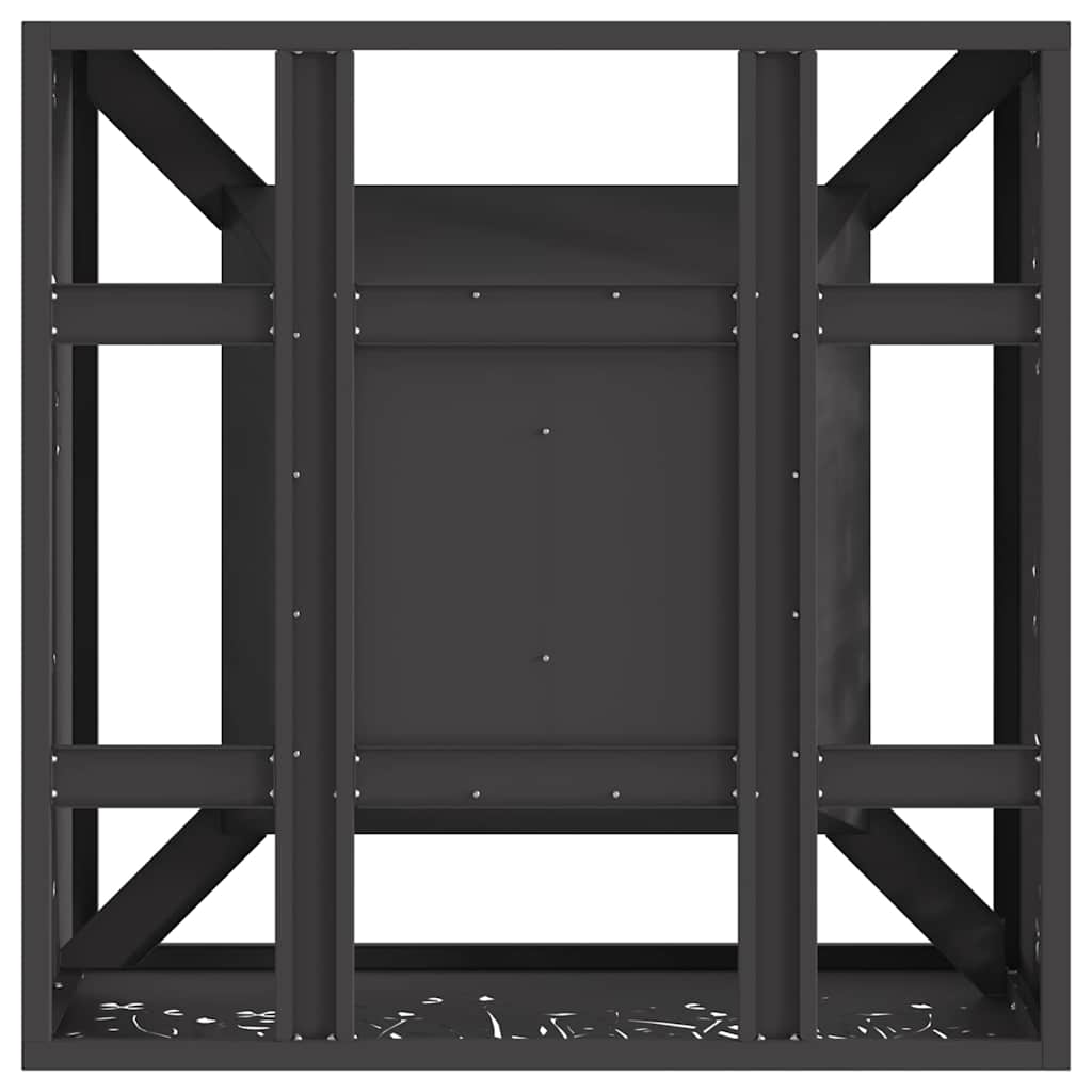 Feuerstelle Schwarz Stahl