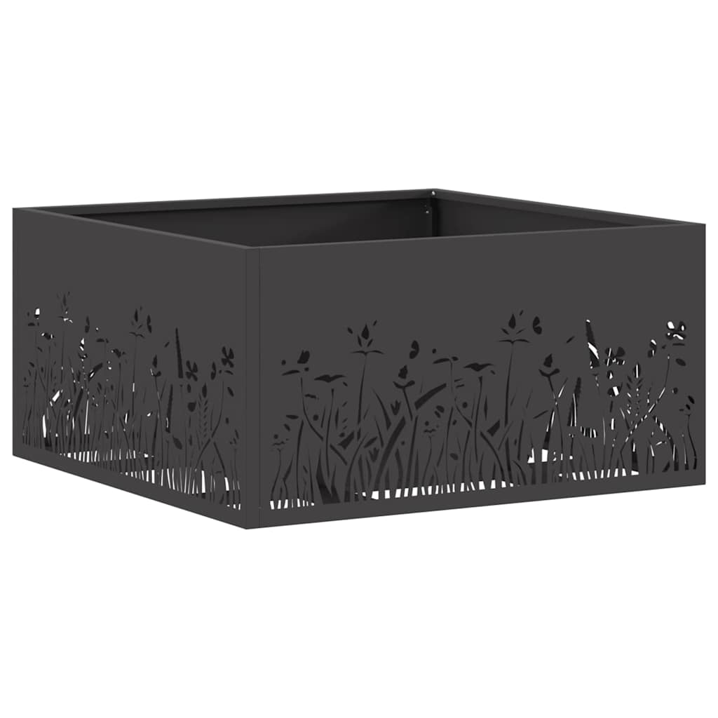 Feuerstelle Schwarz Stahl