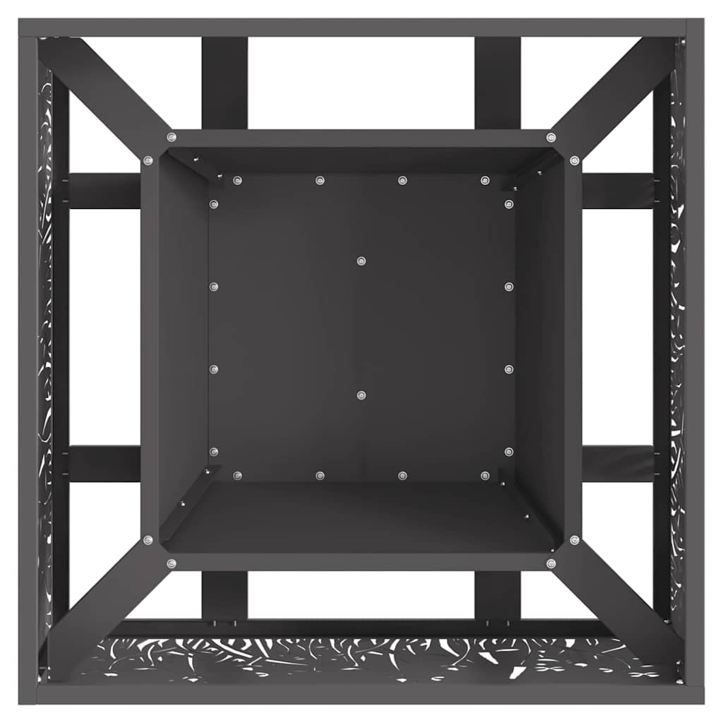 Feuerstelle Schwarz Stahl