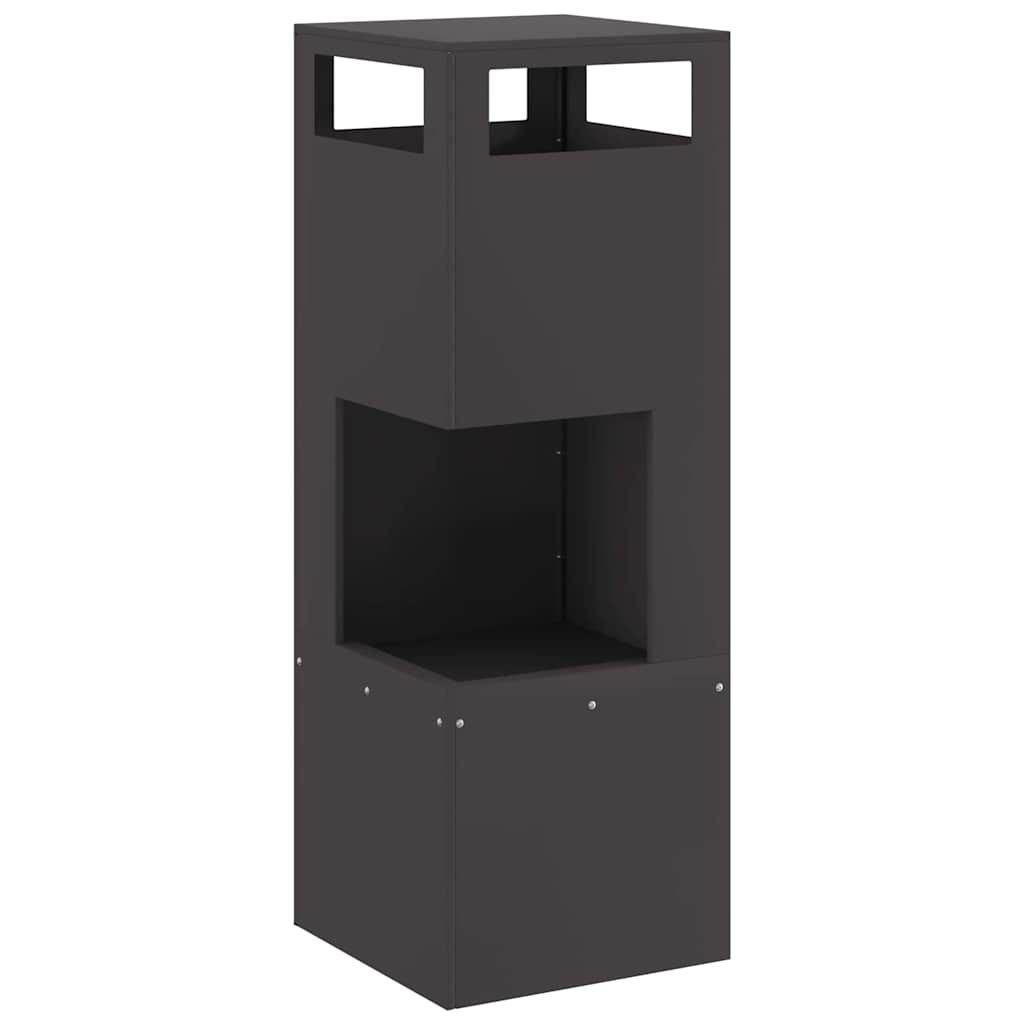 Feuerstelle Schwarz Stahl