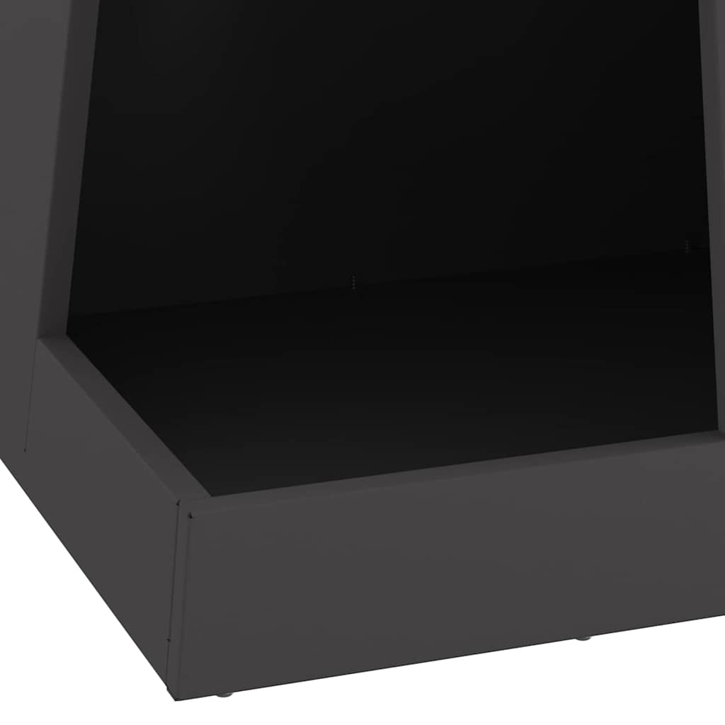 Feuerstelle Schwarz Stahl