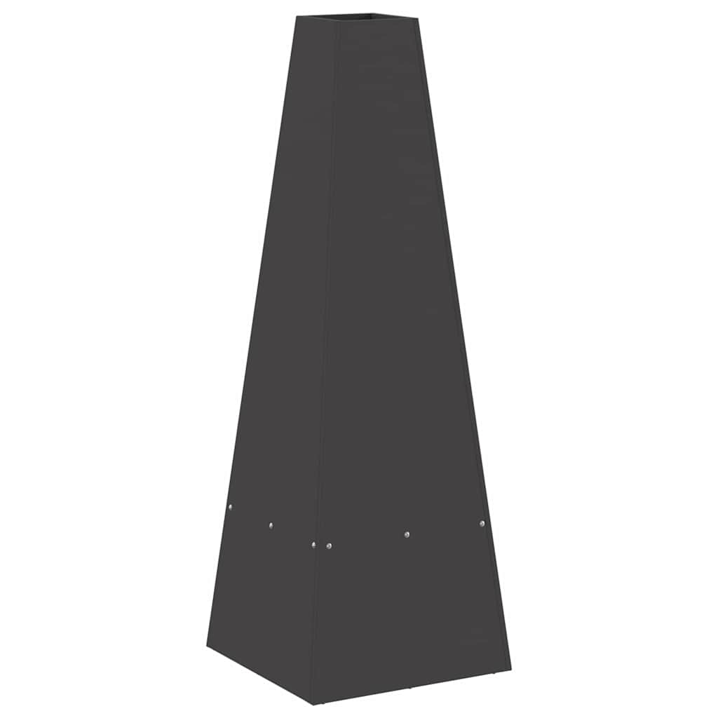 Feuerstelle Schwarz Stahl