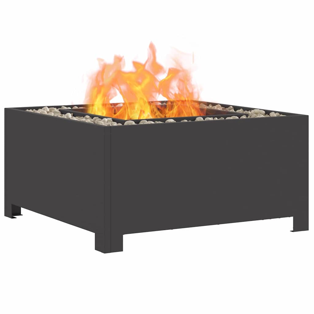 Feuerstelle Schwarz Stahl
