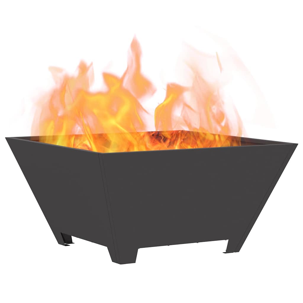 Feuerstelle Schwarz Stahl