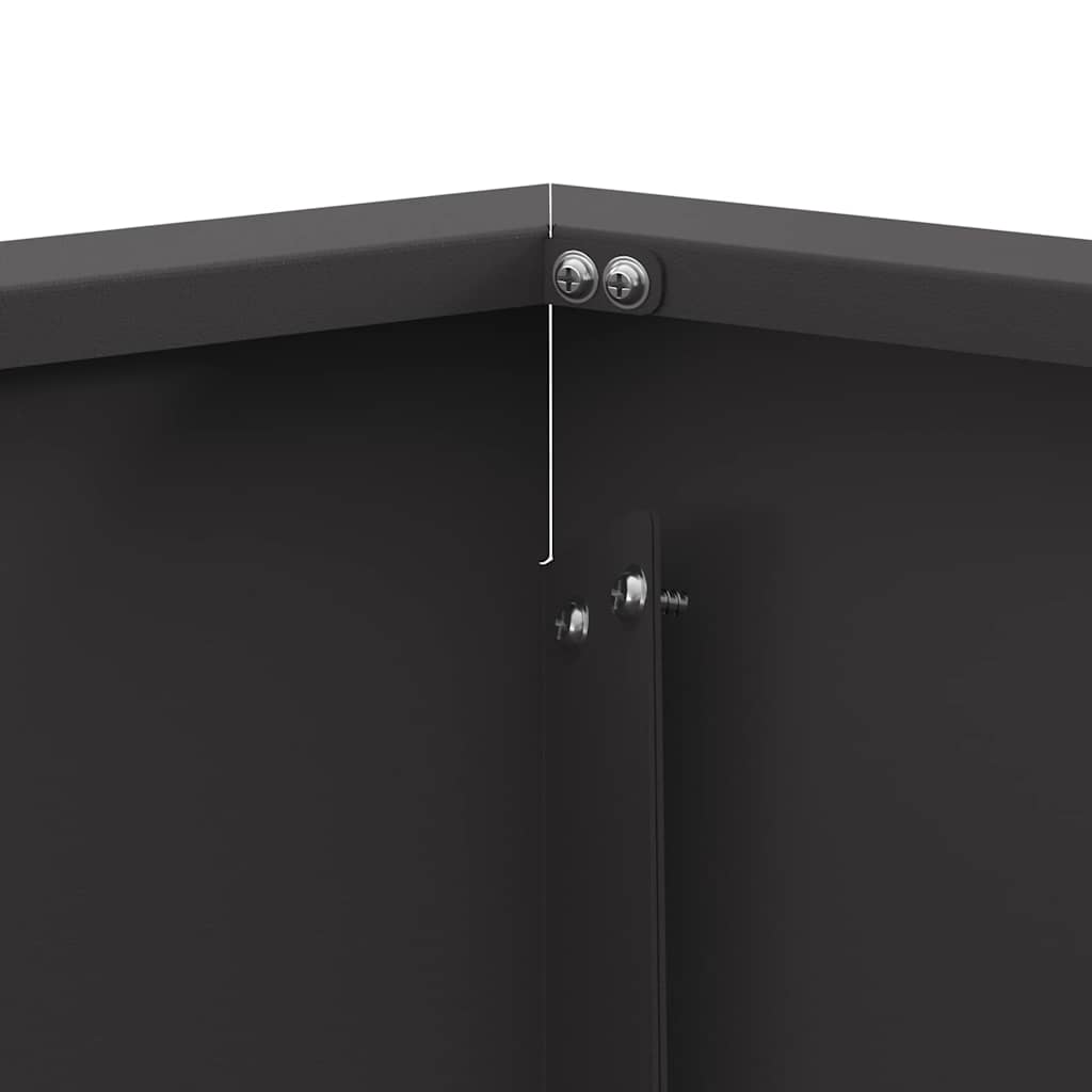Feuerstelle Schwarz Stahl