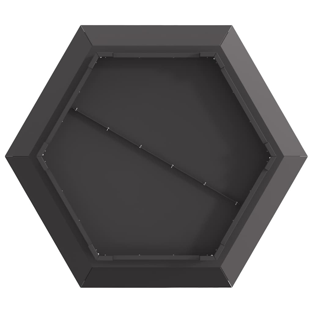 Feuerstelle Schwarz Stahl