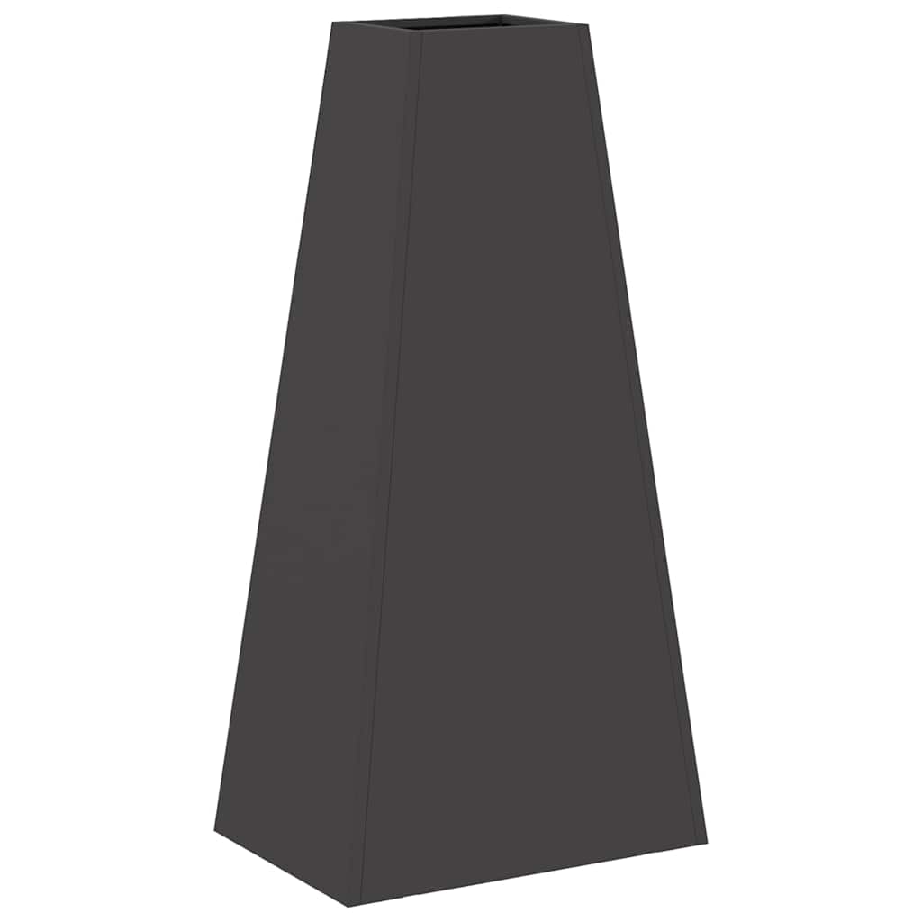 Feuerstelle Schwarz 50 X 35 X 100 Cm Stahl