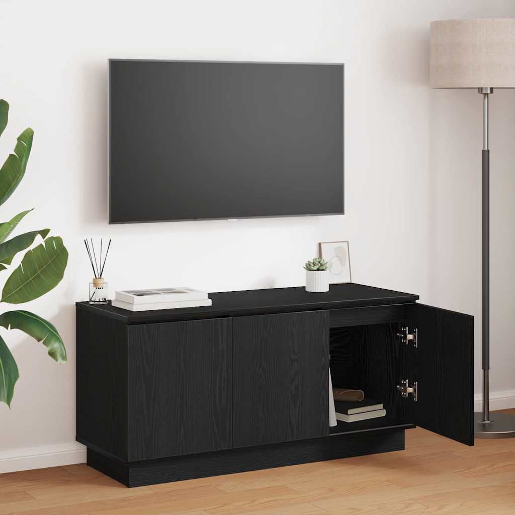 Tv-Schränk Beton Grau 100 X 38 X 49 Cm Holzwerkstoff