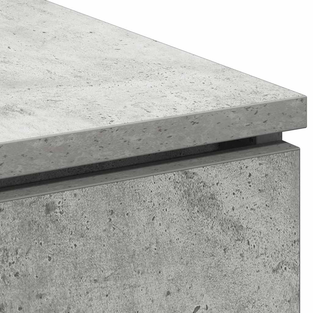 Tv-Schränk Beton Grau 100 X 38 X 49 Cm Holzwerkstoff