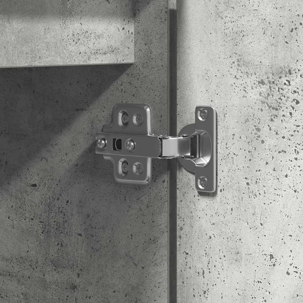 Tv-Schränk Beton Grau 100 X 38 X 49 Cm Holzwerkstoff