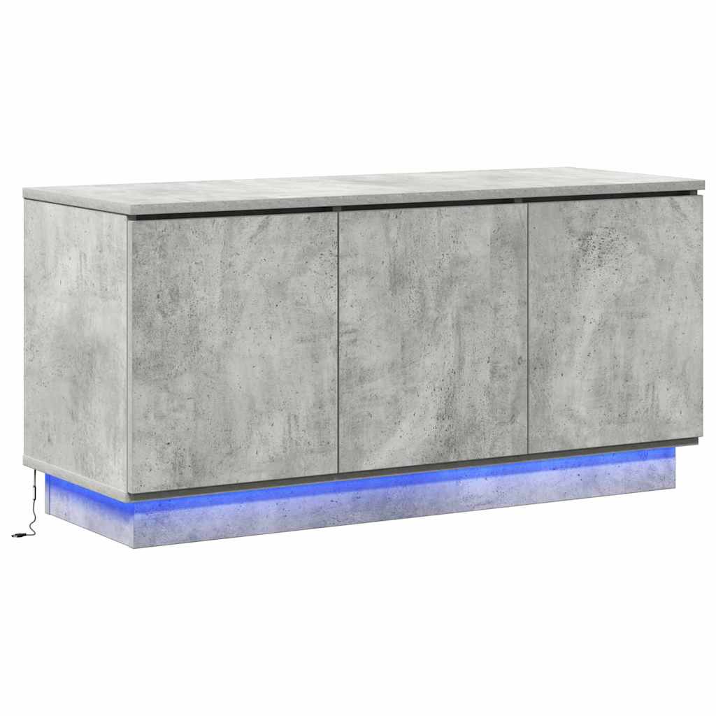 Tv-Schränk Beton Grau 100 X 38 X 49 Cm Holzwerkstoff