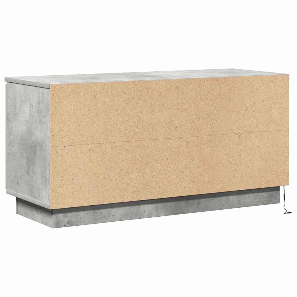 Tv-Schränk Beton Grau 100 X 38 X 49 Cm Holzwerkstoff