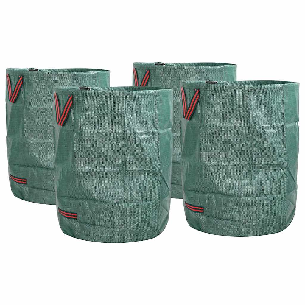 Gartenmüllsäcke 4 Pcs Grün 66 X 66 X 83,5 Cm Polypropylen