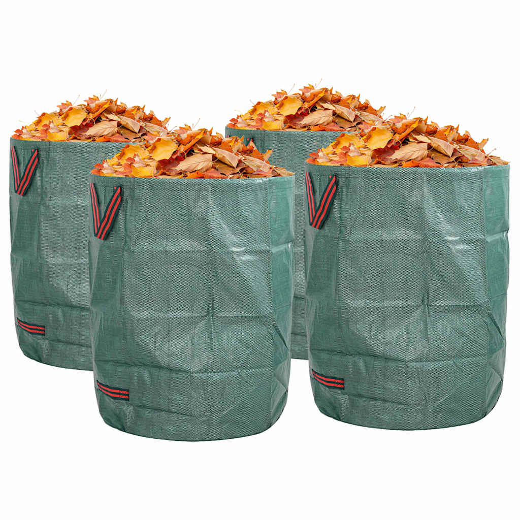 Gartenmüllsäcke 4 Pcs Grün 66 X 66 X 83,5 Cm Polypropylen