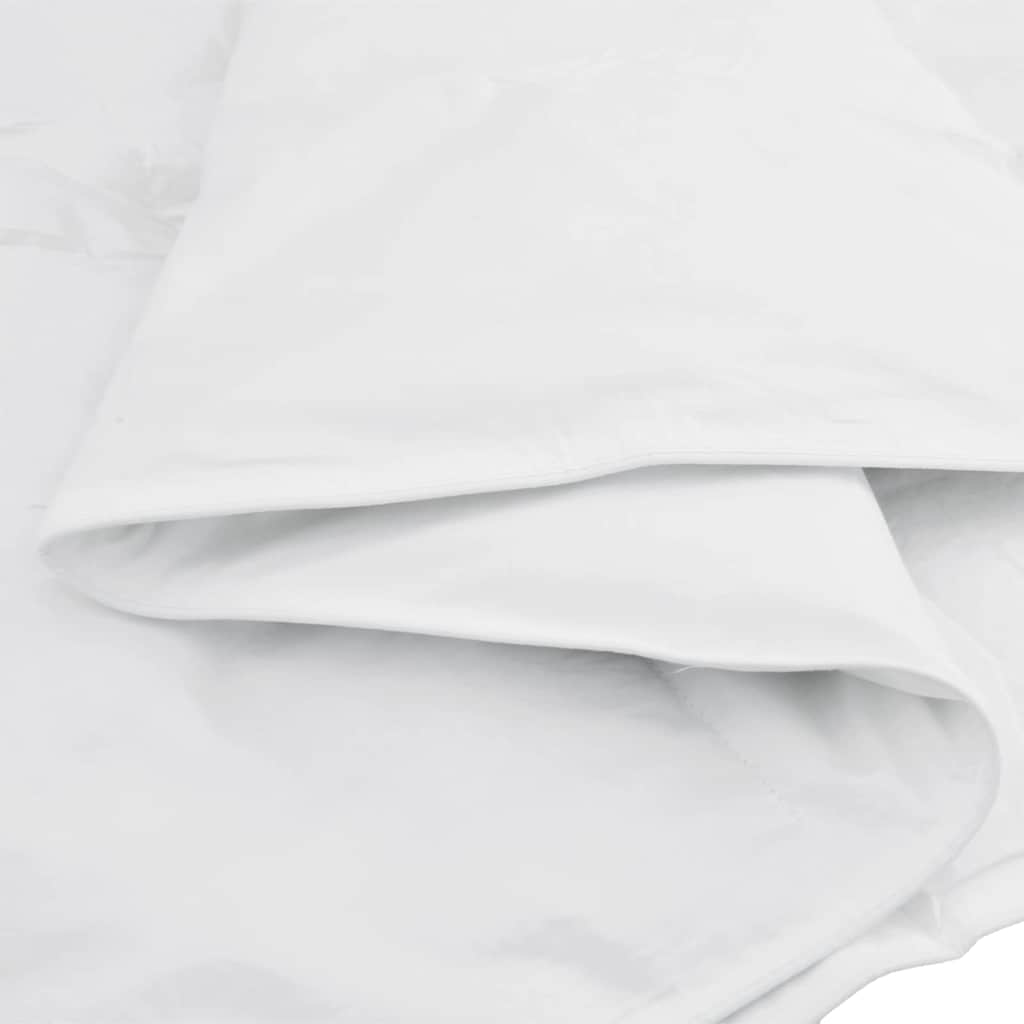 Sommerdecke Weiß Feder