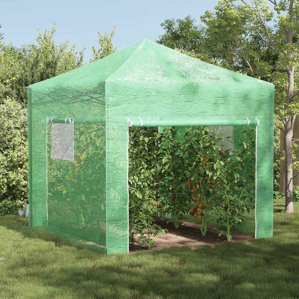 Gewächshaus Mit Pop-Up-Rahmen Grün Eisen