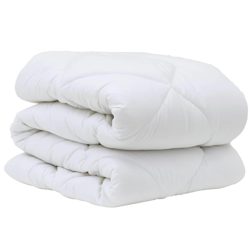 Winterbettdecke Weiß 200 X 135 X 5 Cm Polyester