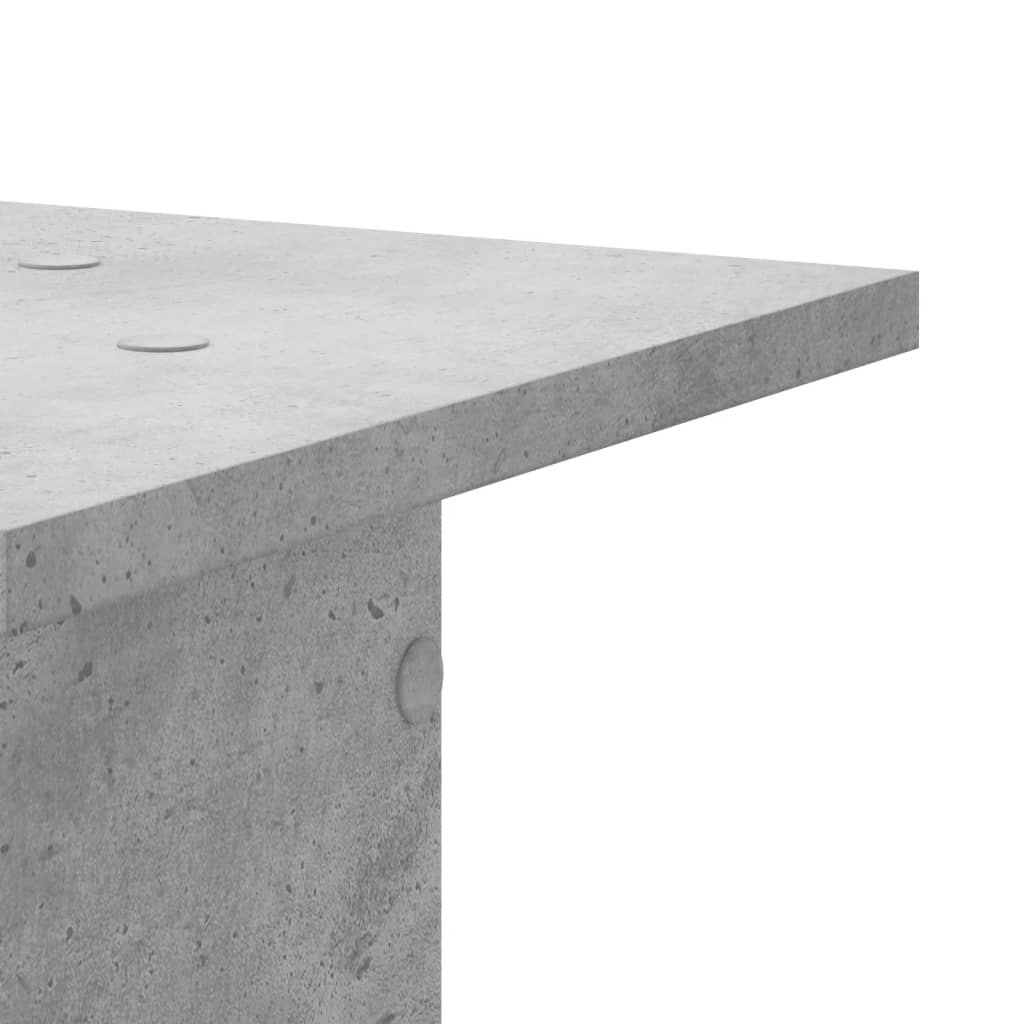 Pflanzenständer 2 Stk. Holzwerkstoff Betongrau