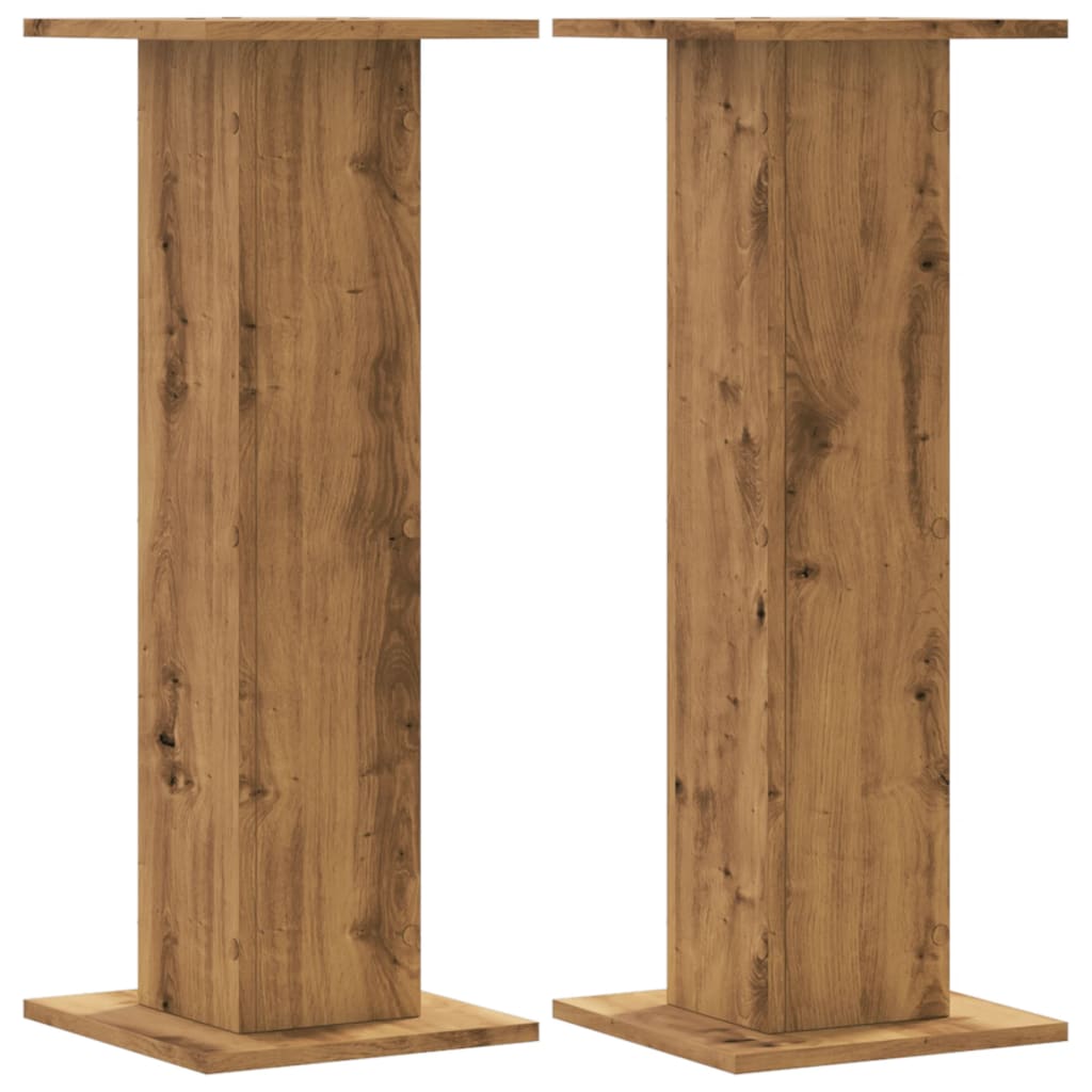 Pflanzenständer 2 Stk. Artisan- Holzwerkstoff Eiche