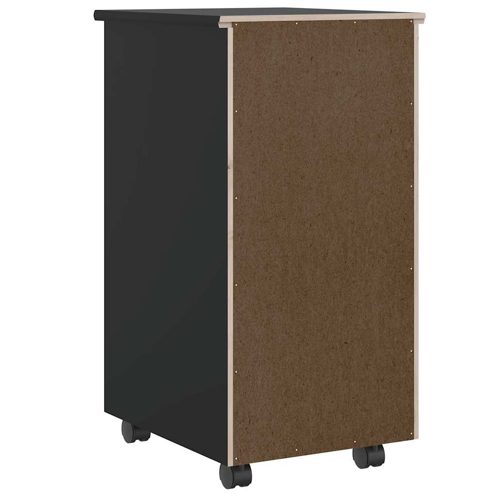 Rollschrank Mit Schubladen Moss Massivholz Kiefer