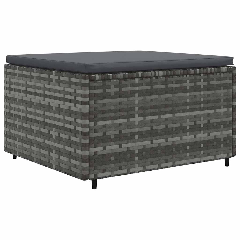 8-Tlg. Garten-Lounge-Set Mit Kissen Poly Rattan