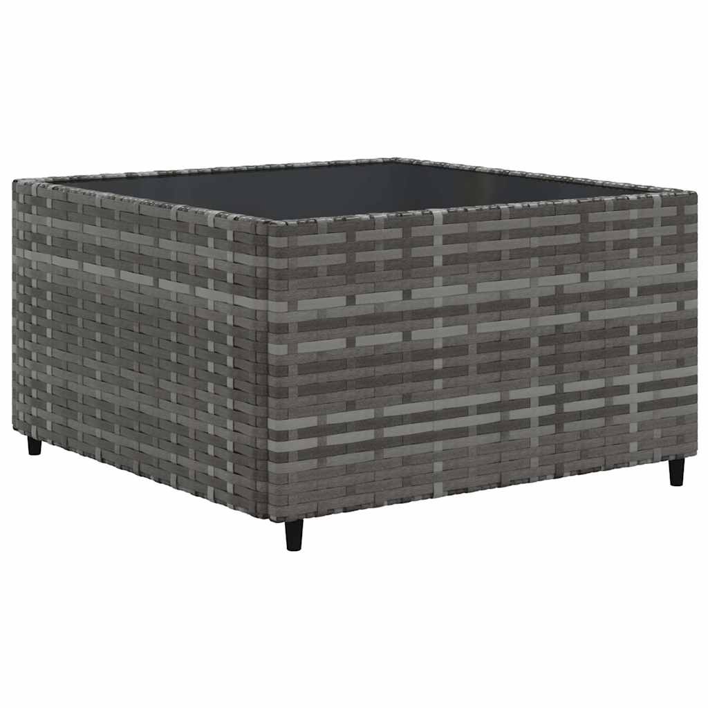 8-Tlg. Garten-Lounge-Set Mit Kissen Poly Rattan