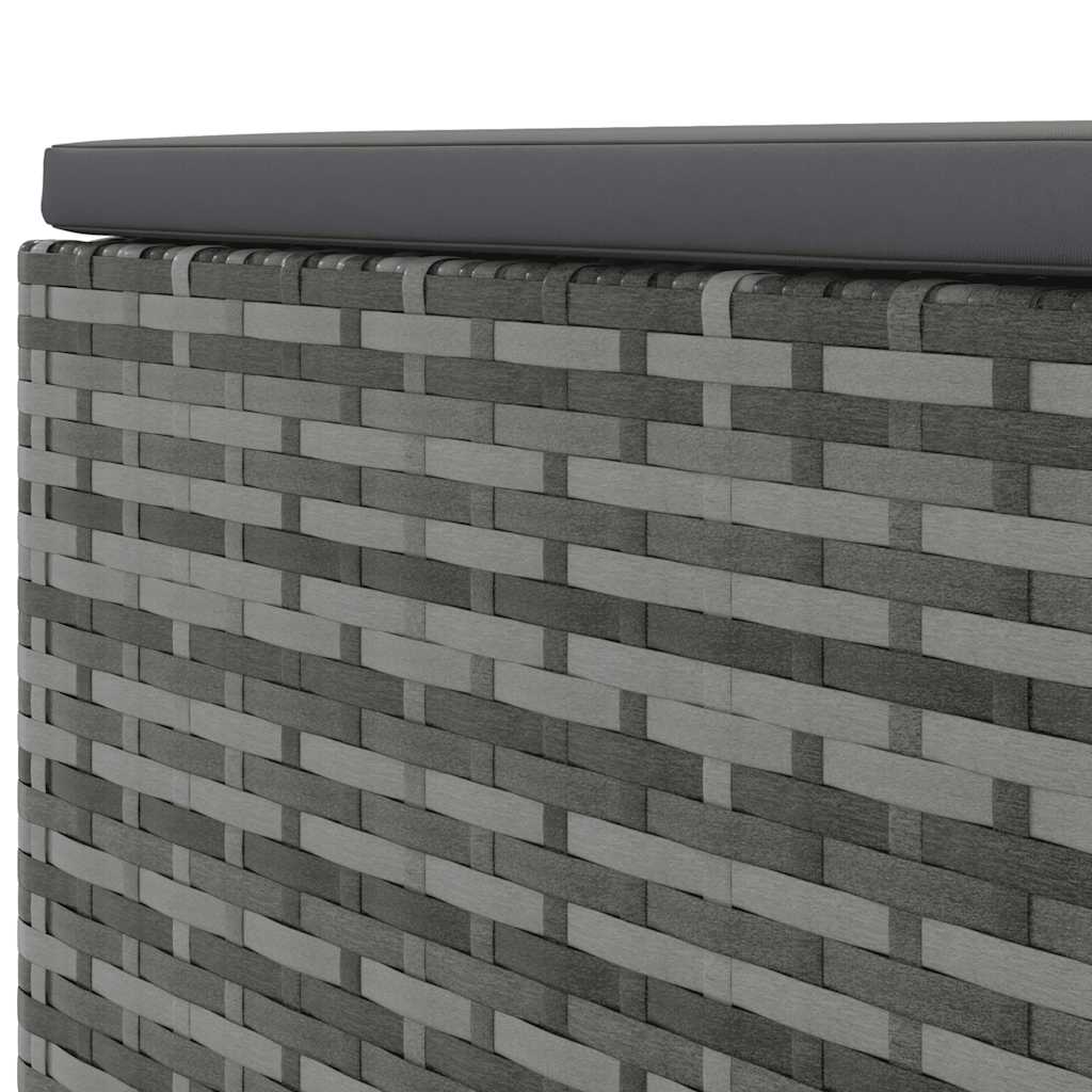8-Tlg. Garten-Lounge-Set Mit Kissen Poly Rattan