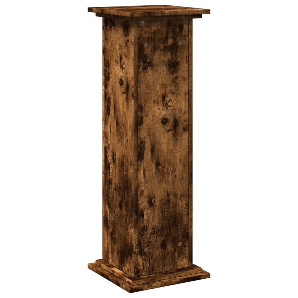 Postament Mit Stauraum Holzwerkstoff Räuchereiche