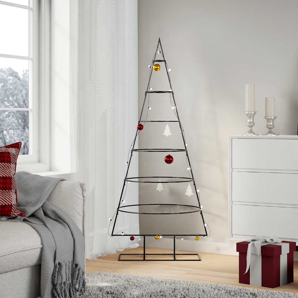 | Metall Weihnachtsbaum | Pulverbeschichteter Stahl Schwarz