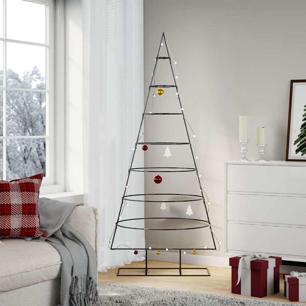 | Metall Weihnachtsbaum | Pulverbeschichteter Stahl Schwarz