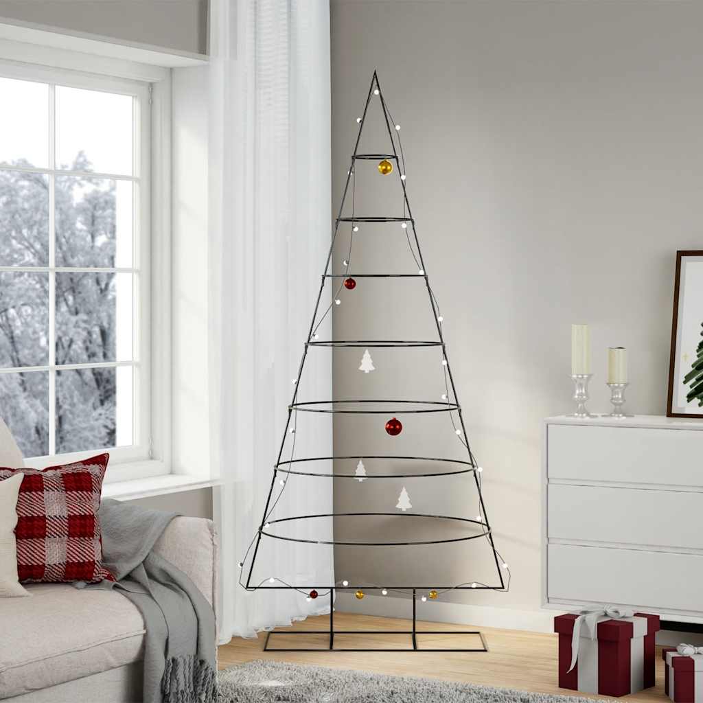 | Metall Weihnachtsbaum | Pulverbeschichteter Stahl Schwarz