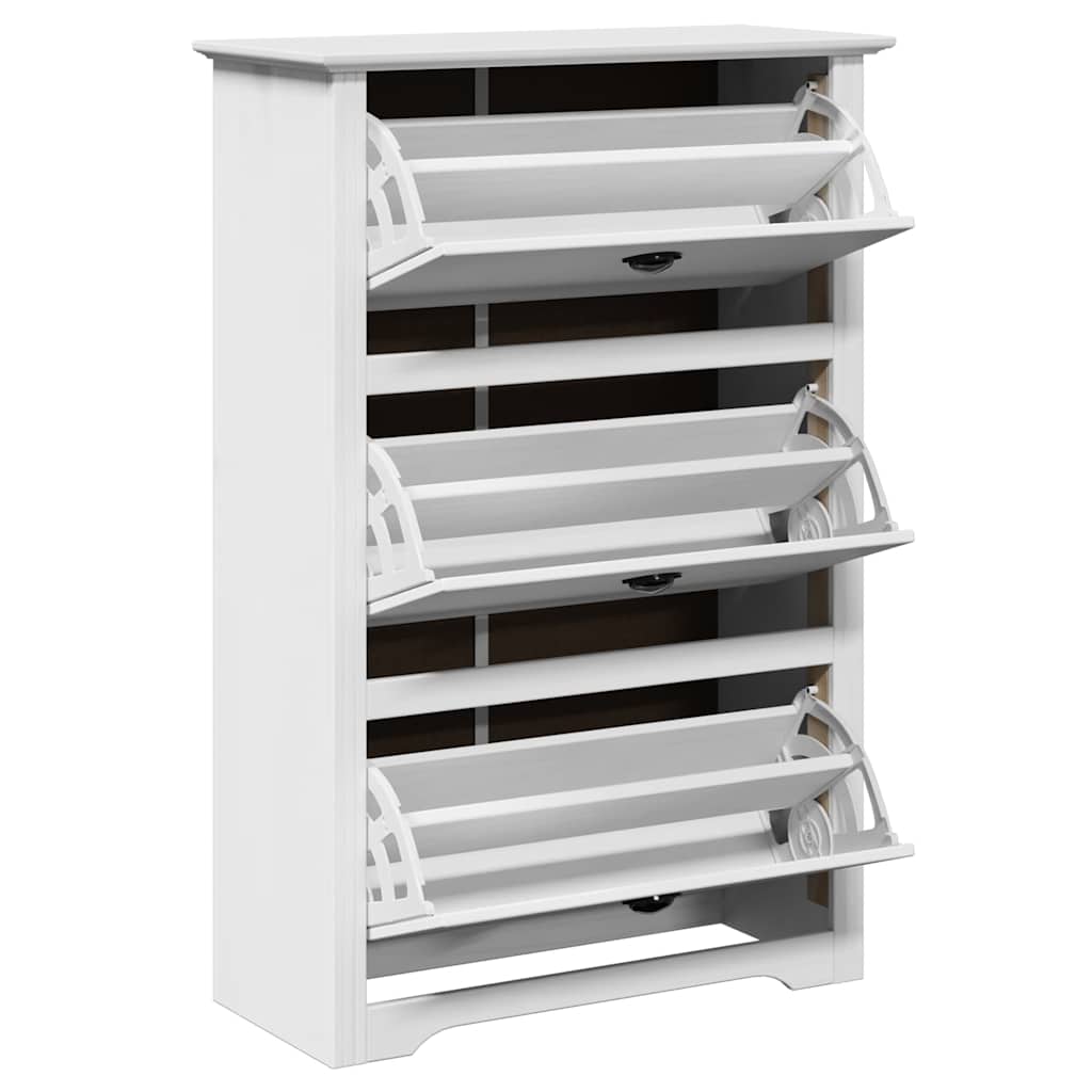Schuhregal Bodo 80X35X118 Cm Weiß