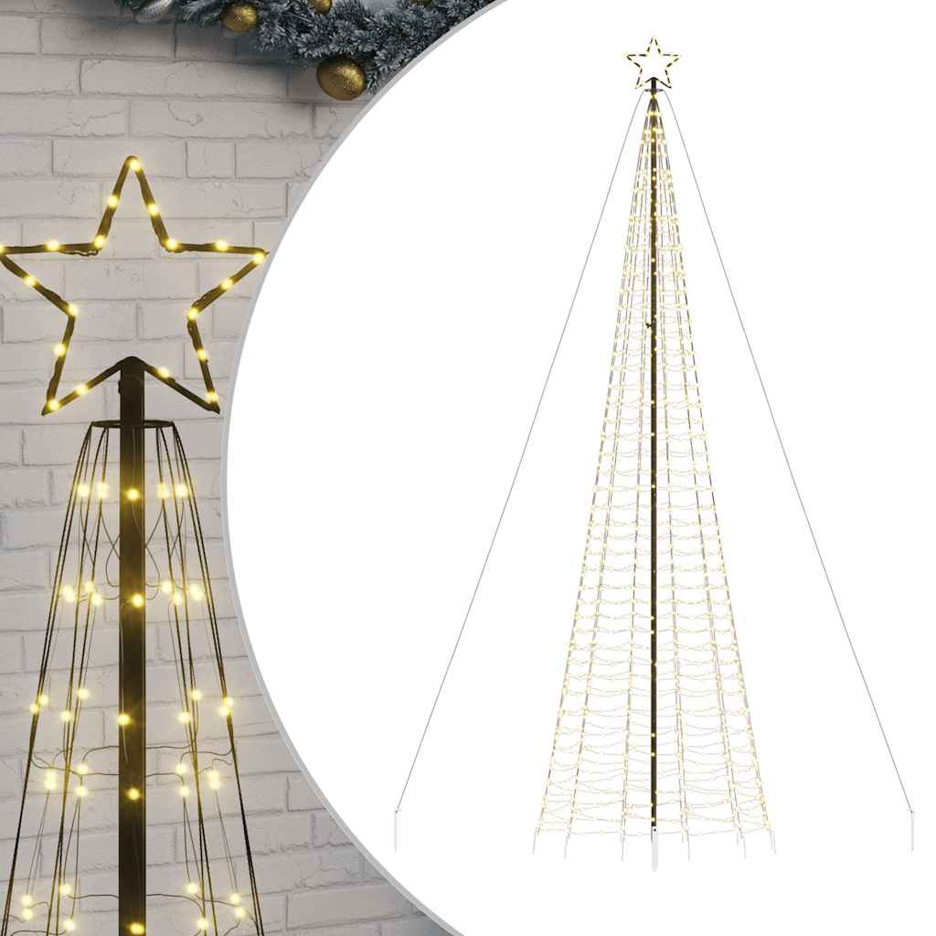 Led Weihnachtsbaum Mit Erdspießen 1534 Leds Warmweiß