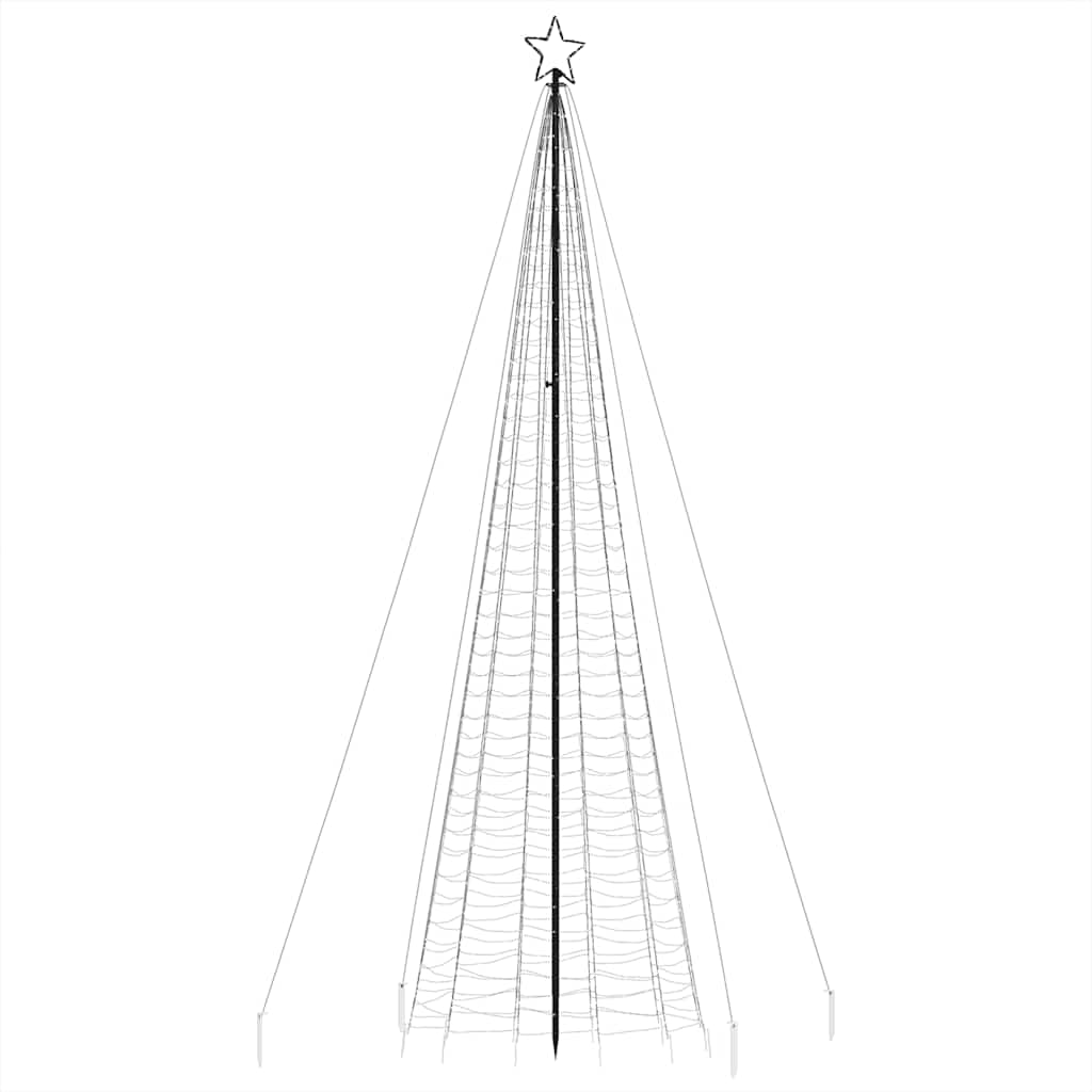 Led Weihnachtsbaum Mit Erdspießen 1534 Leds Warmweiß