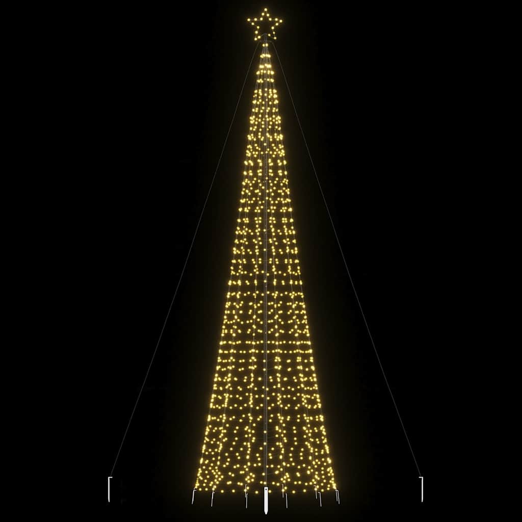 Led Weihnachtsbaum Mit Erdspießen 1534 Leds Warmweiß