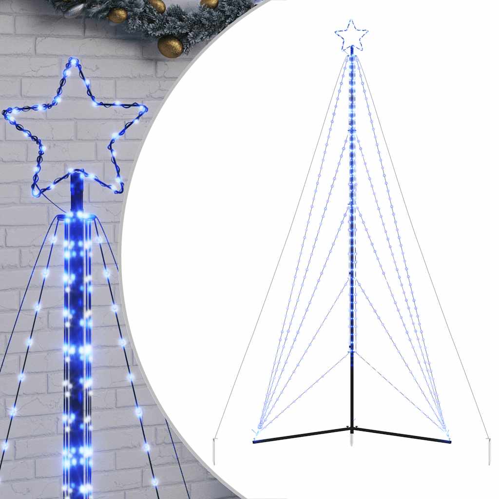 Led Weihnachtsbaum 615 Leds 404,5 Cm Blau