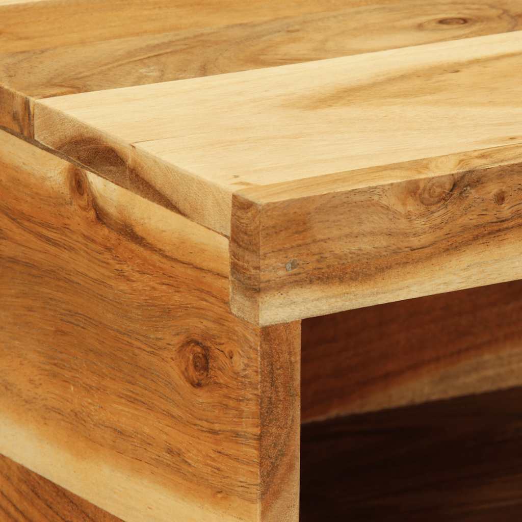 Tv-Wandschrank Massivholz Akazie