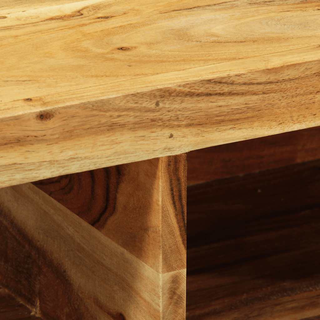 Tv-Wandschrank Massivholz Akazie