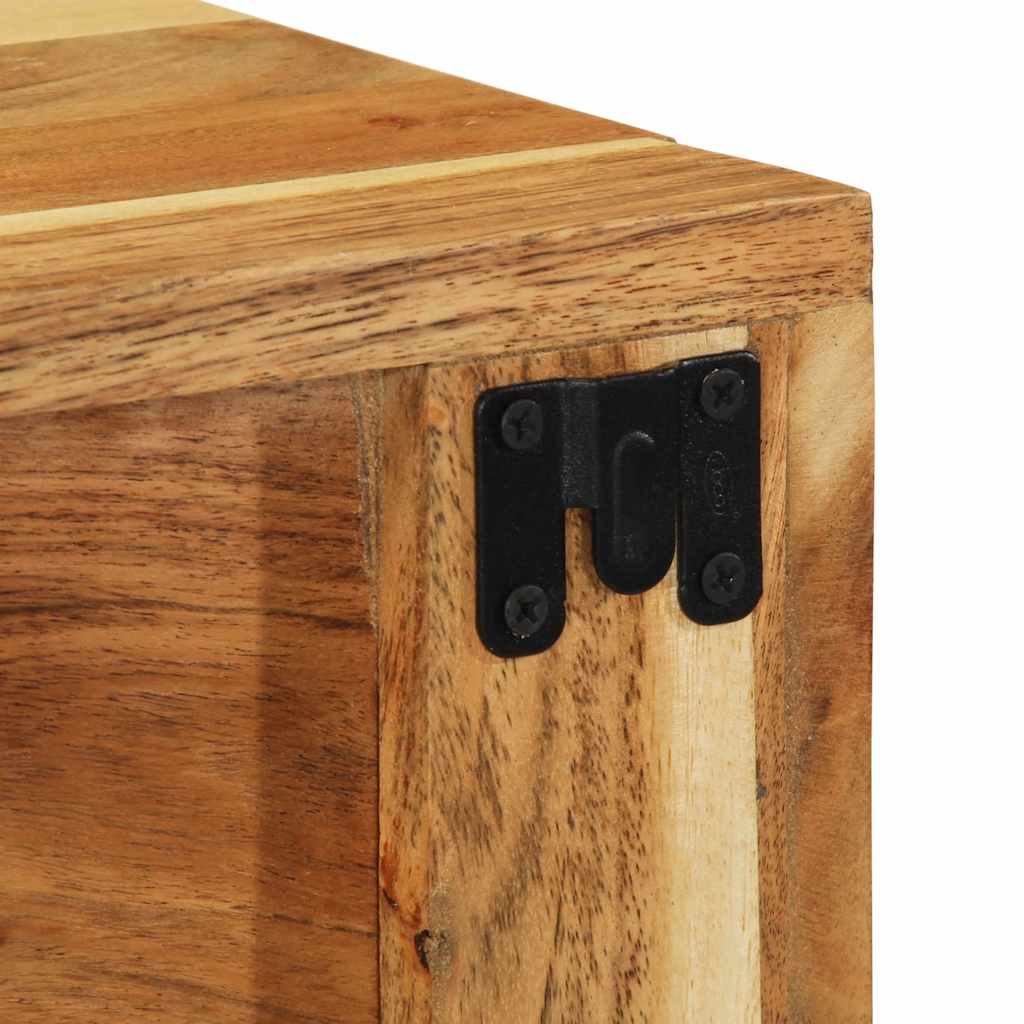 Tv-Wandschrank Massivholz Akazie