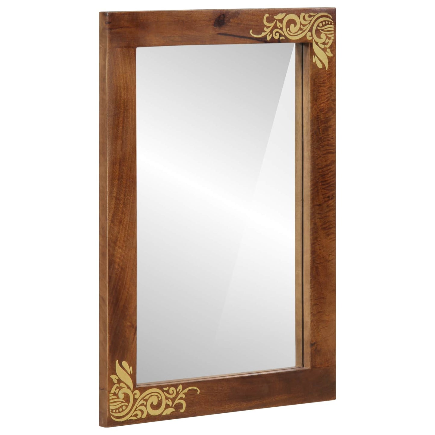 Badezimmerschrank-Set Mit Tür 5 Pcs Honigbraun Massivholz Mango