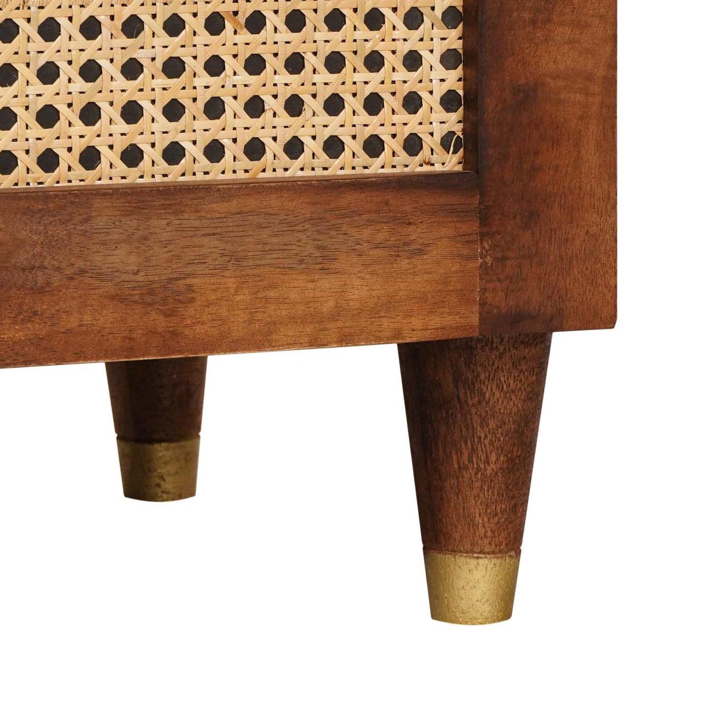 Sideboard Set 2 Pcs Braun 60 X 33,5 X 75 Cm Massivholz Mango